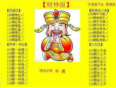 黄色财神报