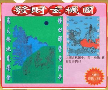 创富发财玄机图