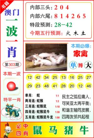 澳门一波一肖