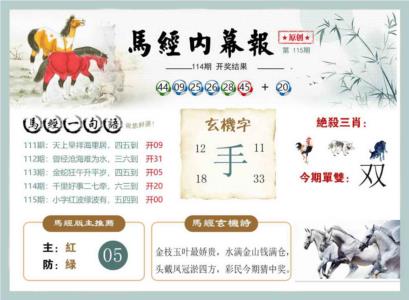 马经内幕报