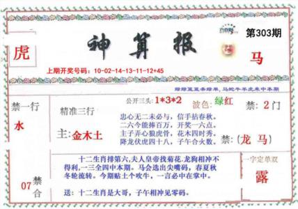 神算报