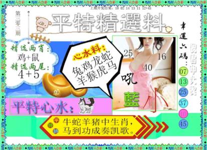 平特精选料