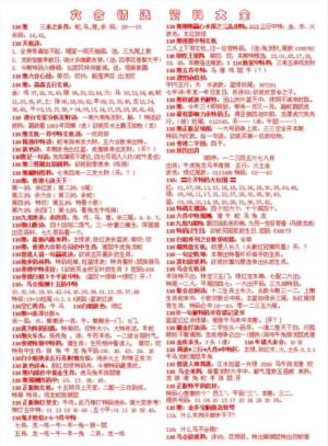 六合精选资料大全