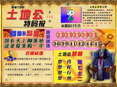 土地公特码报B