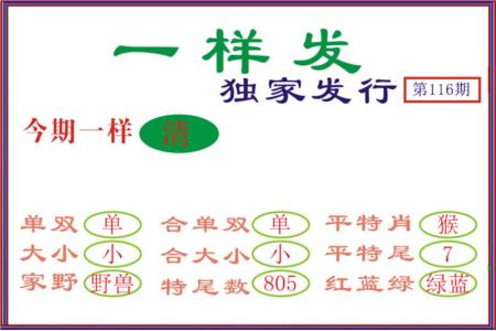 一样发