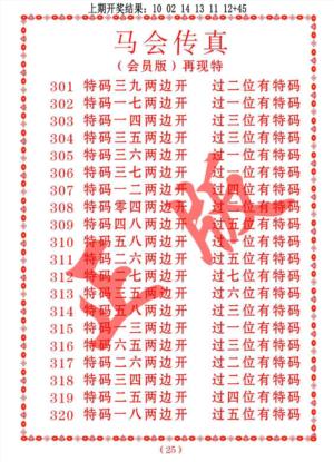 马会传真