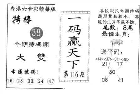 一码赢天下