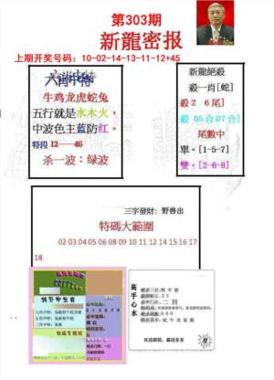 新龙密报