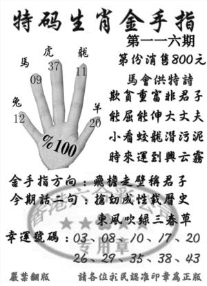 特码金手指