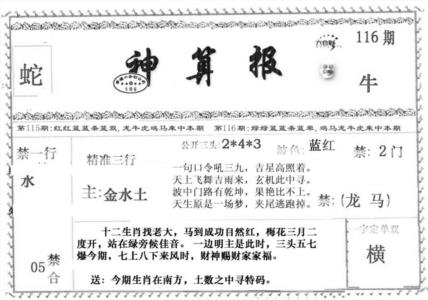 神算报