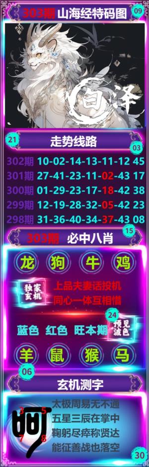山海经特码图