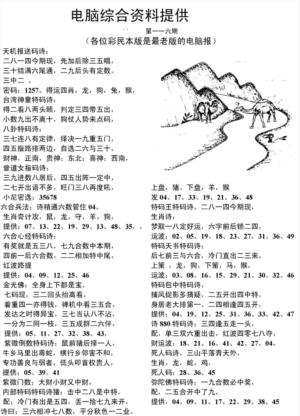 当日电脑综合资料C
