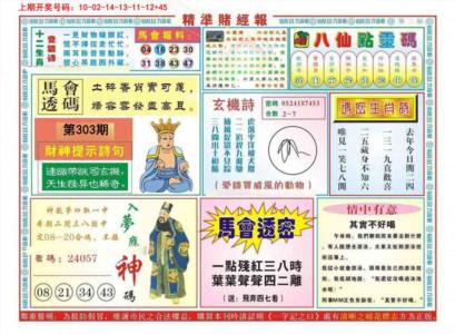 精准赌经报B