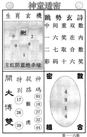 神童透密