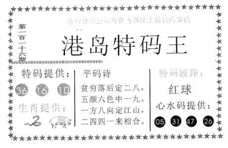 港岛特码王