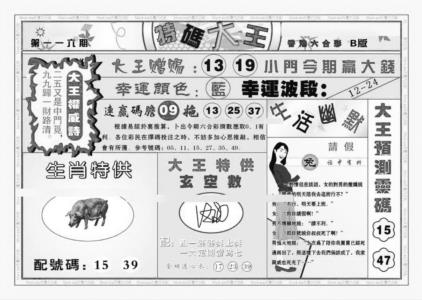 特码大王B（新图）