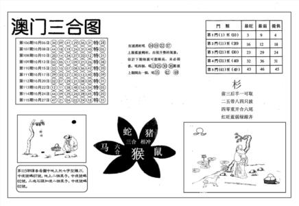 另澳门三合图
