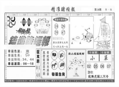 精准赌经报A（新图）