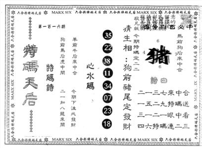 另版特码天后
