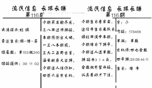 流民信息